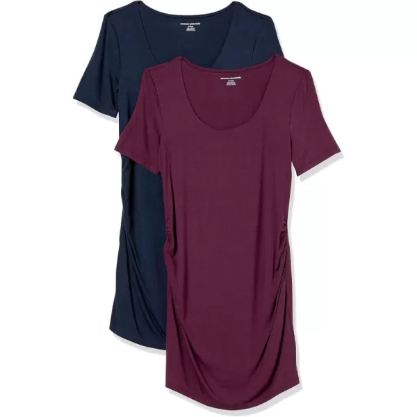 Burgundy/Navy