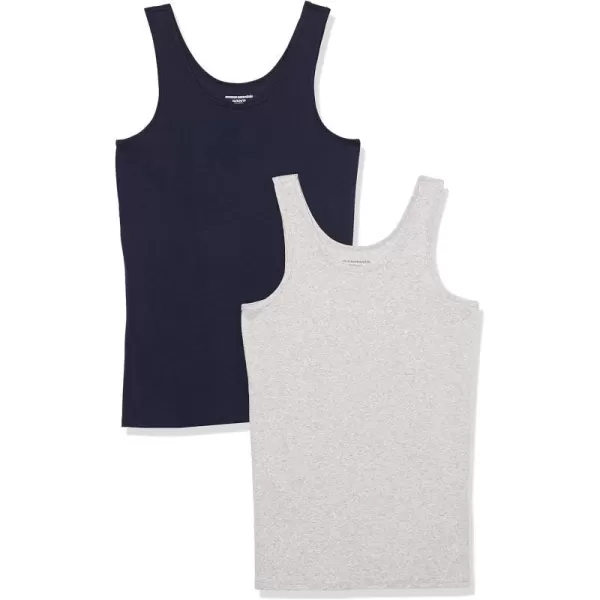 Amazon Essentials Womens Maternity Tank Pack of 2IvoryGrey