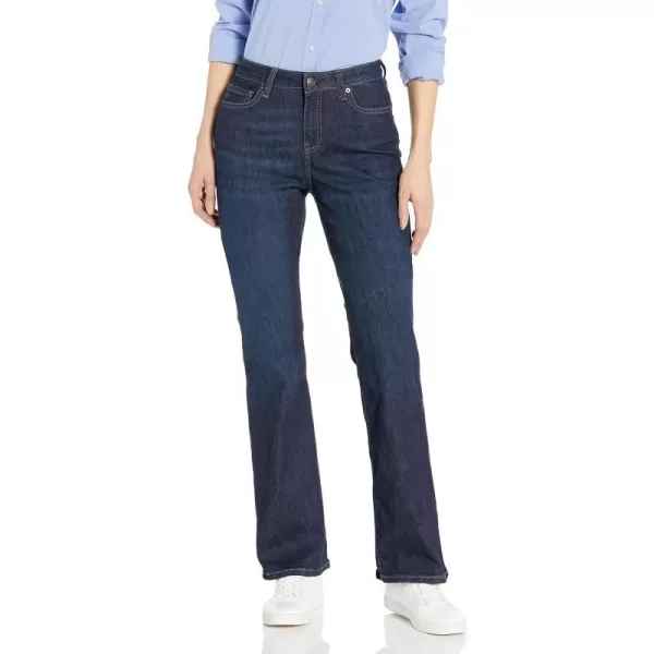 Amazon Essentials Womens MidRise Slim Bootcut JeanDark Wash