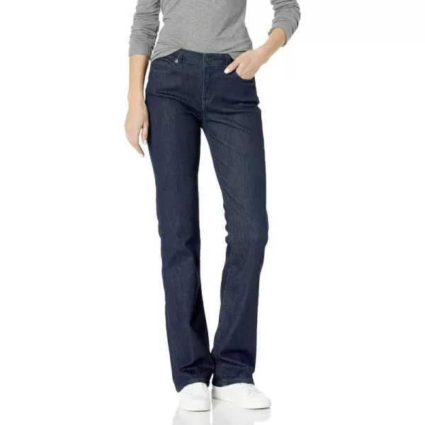 Amazon Essentials Womens MidRise Slim Bootcut JeanRinsed