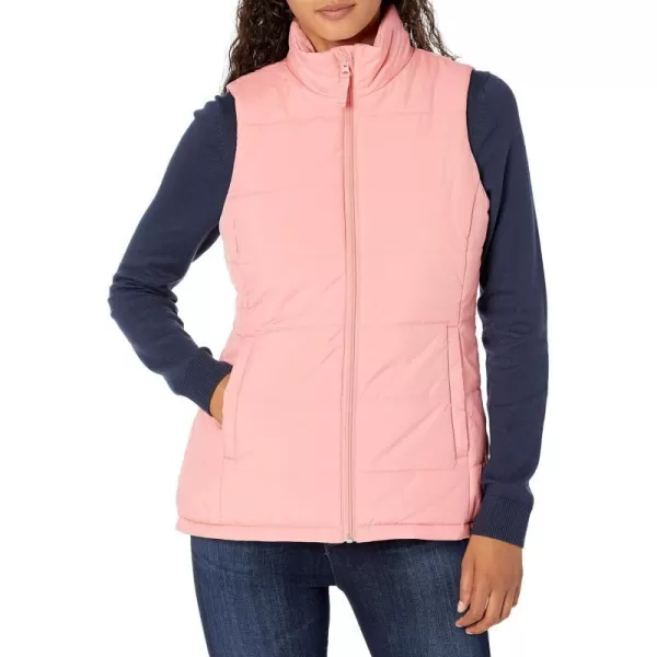 Amazon Essentials Womens MidWeight Puffer VestPink