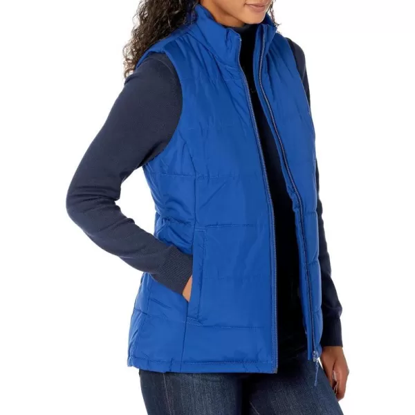 Amazon Essentials Womens MidWeight Puffer VestRoyal Blue