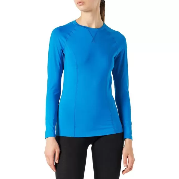 Amazon Essentials Womens Performance Stretch Long Sleeve TShirtBright Blue