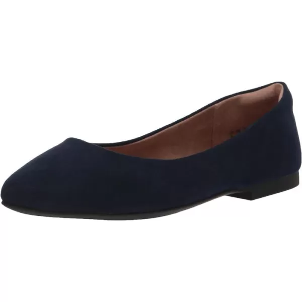 Amazon Essentials Womens PointedToe Ballet FlatNavy