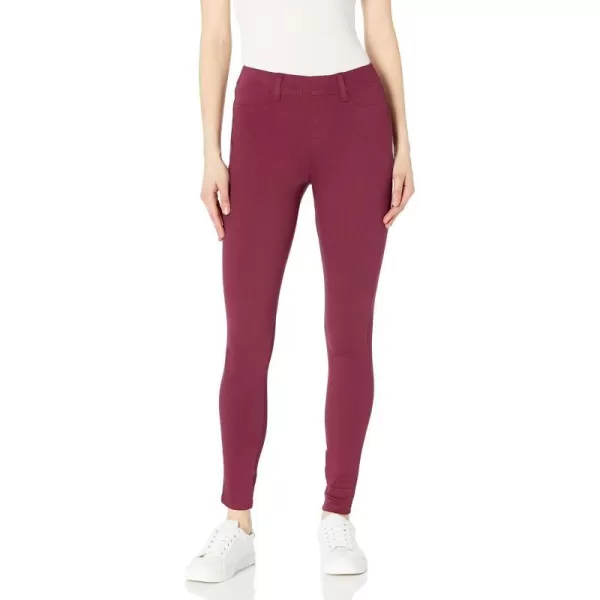 Amazon Essentials Womens PullOn Knit Jegging Available in Plus SizeBurgundy