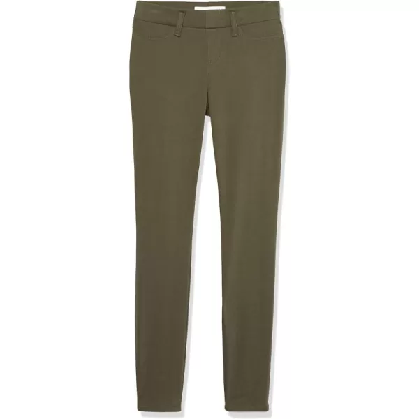 Amazon Essentials Womens PullOn Knit Jegging Available in Plus SizeDark Olive