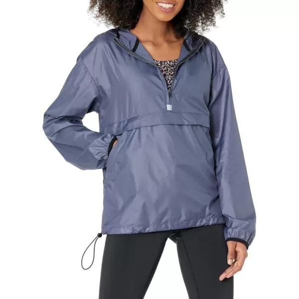 Amazon Essentials Womens Pullover Packable WindbreakerDusty Blue