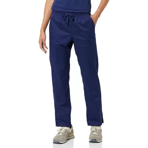 Amazon Essentials Womens QuickDry Stretch Scrub Pants Available in Plus SizeDark Blue