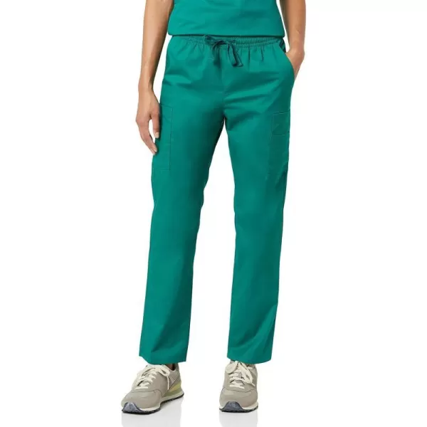 Amazon Essentials Womens QuickDry Stretch Scrub Pants Available in Plus SizeTeal Blue