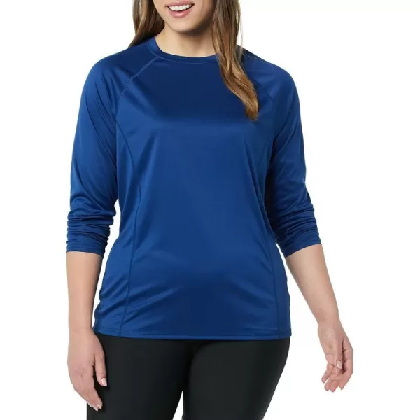 Amazon Essentials Womens Rash Guard Long SleeveNavy