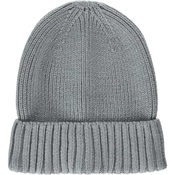 Amazon Essentials Womens Ribbed Cuffed Knit BeanieGray