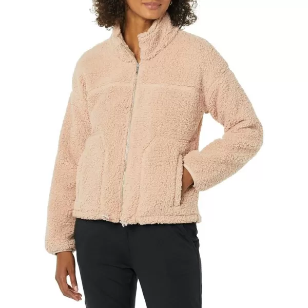 Amazon Essentials Womens Sherpa JacketBlush