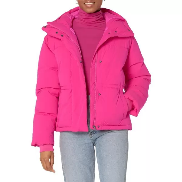 Amazon Essentials Womens Short Waisted Puffer Jacket Available in Plus SizeNeon Pink