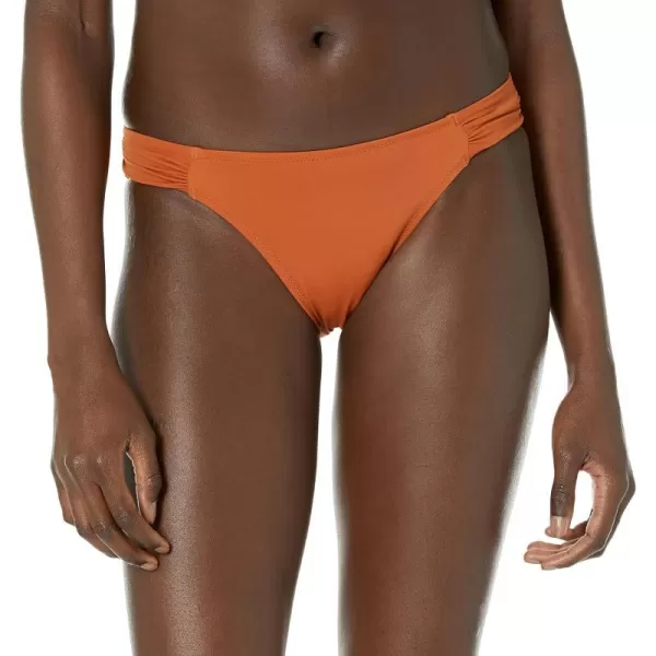 Amazon Essentials Womens Side Tab Bikini Swimsuit BottomTerracotta