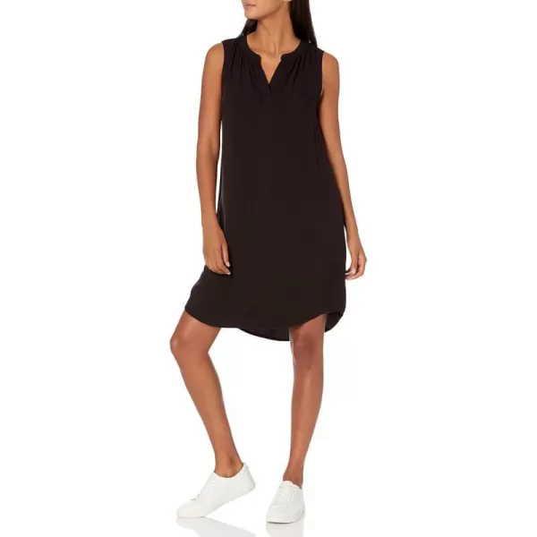 Amazon Essentials Womens Sleeveless Woven Shift DressBlack