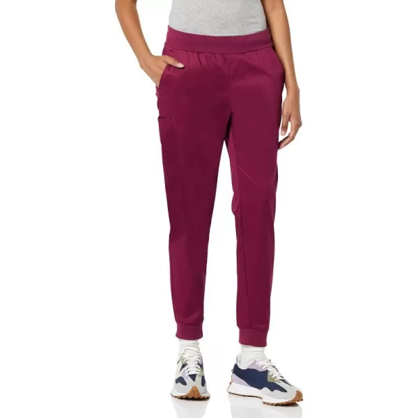 Amazon Essentials Womens Slim Fit Jogger Scrub Pant Available in Plus SizePlum