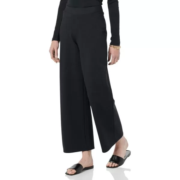 Amazon Essentials Womens SlipOn Pants with A Wide LegBlack