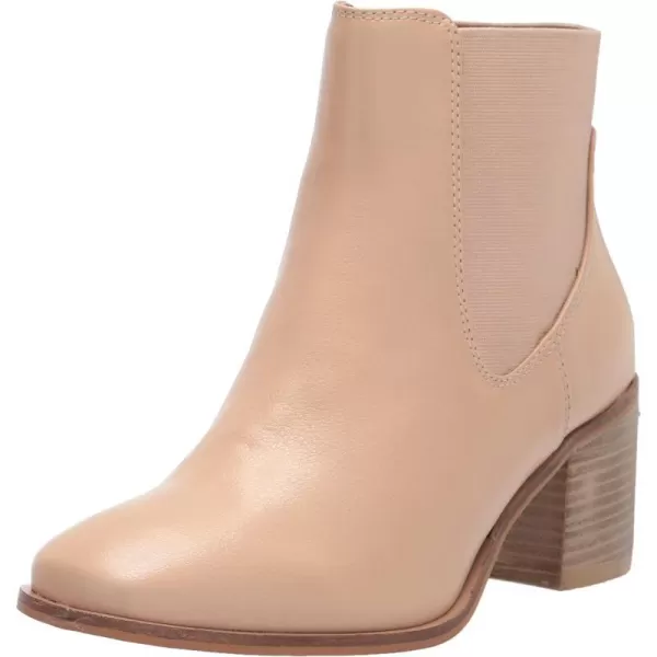 Amazon Essentials Womens Square BlockHeel Chelsea BootBeige