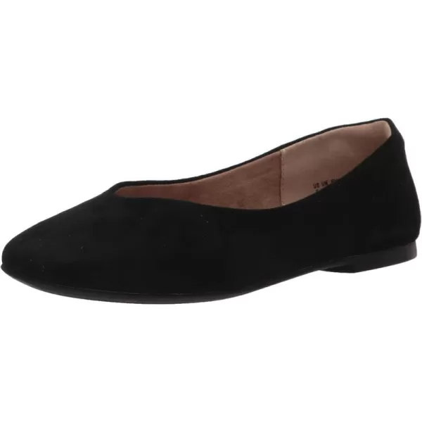 Amazon Essentials Womens SquareToe Ballet FlatBlack