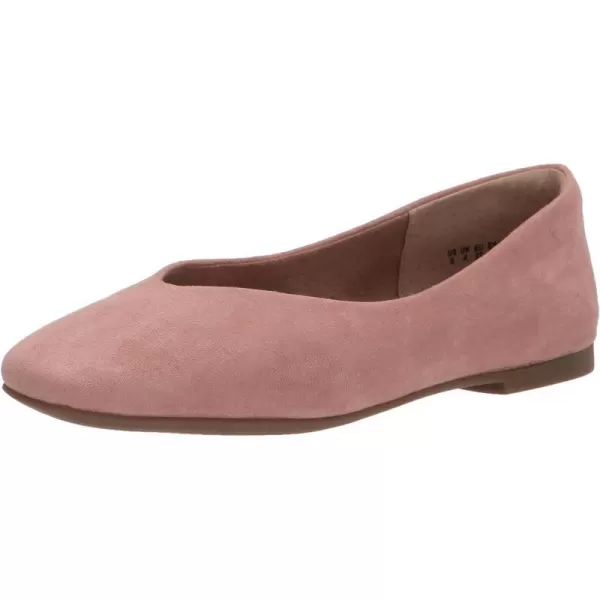 Amazon Essentials Womens SquareToe Ballet FlatBlush