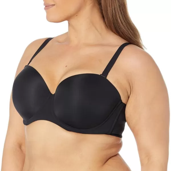 Amazon Essentials Womens Strapless Microfiber BraBlack