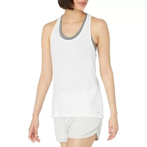 Amazon Essentials Womens Studio Lightweight Keyhole TankWhite