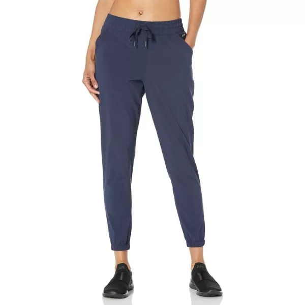 Amazon Essentials Womens Studio Woven Stretch Jogger PantNavy