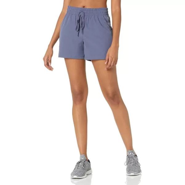 Amazon Essentials Womens Studio Woven Stretch ShortBlue Nightshadow