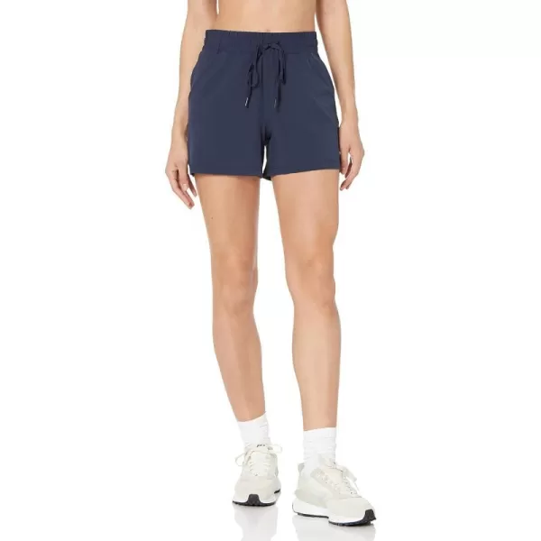 Amazon Essentials Womens Studio Woven Stretch ShortNavy