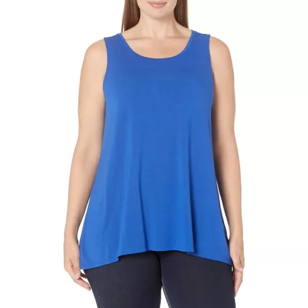 Amazon Essentials Womens Swing Tank Available in Plus SizeRayon Blend Cobalt Blue