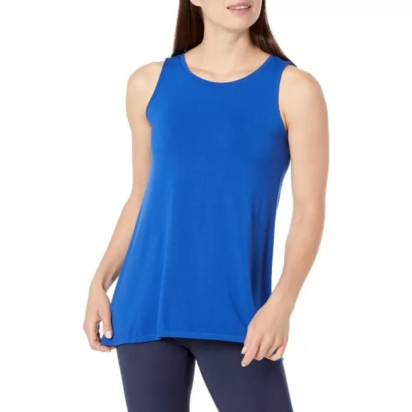 Amazon Essentials Womens Swing Tank Available in Plus SizeSustainably Sourced Rayon Blend Cobalt Blue