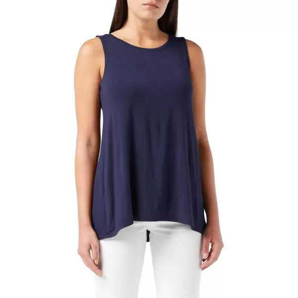 Amazon Essentials Womens Swing Tank Available in Plus SizeSustainably Sourced Rayon Blend Navy