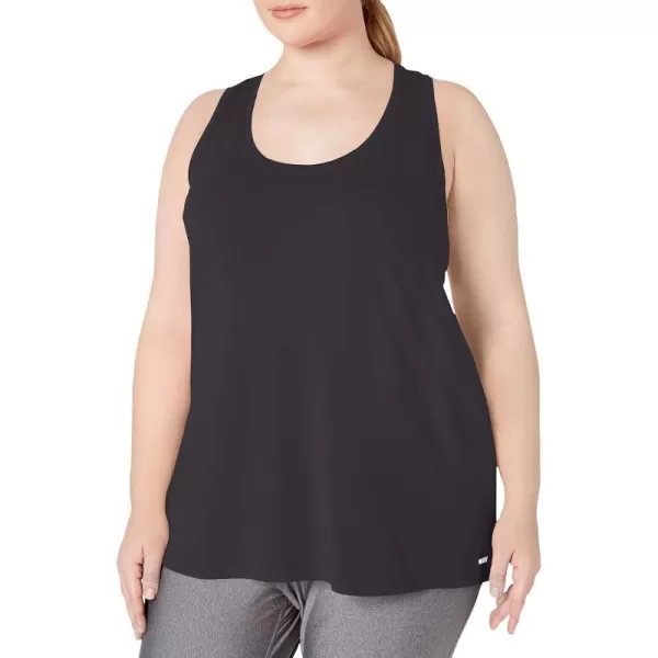 Amazon Essentials Womens Tech Stretch Racerback Tank Top Available in Plus Size Multipacks1 Black