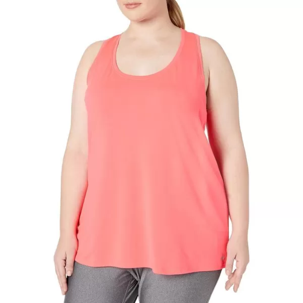 Amazon Essentials Womens Tech Stretch Racerback Tank Top Available in Plus Size Multipacks1 Bright Pink