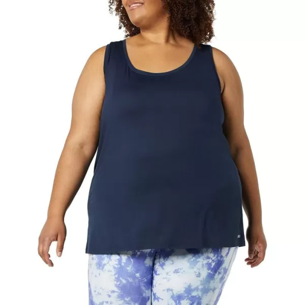 Amazon Essentials Womens Tech Stretch Racerback Tank Top Available in Plus Size Multipacks1 Dark Navy