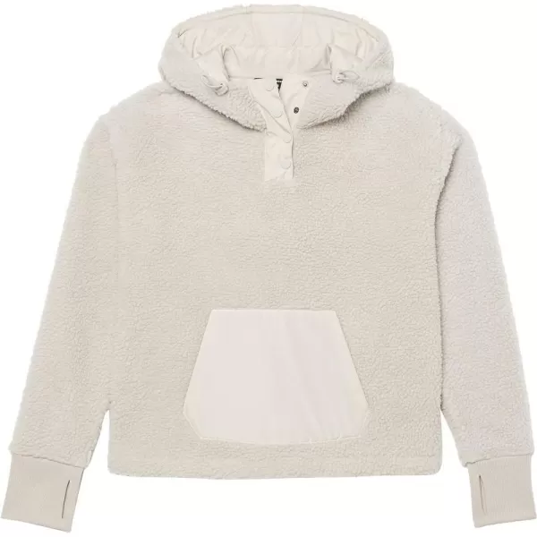 Amazon Essentials Womens Teddy Fleece Pullover Jacket Available in Plus SizeLight Grey