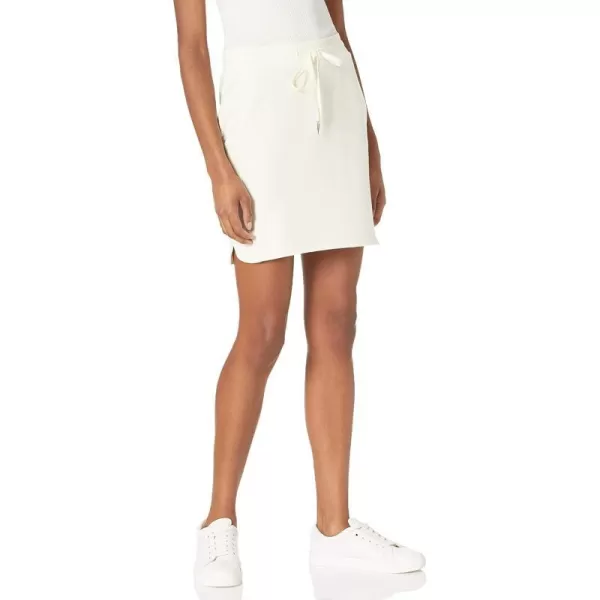 Amazon Essentials Womens Terry Cotton and Modal Drawstring Sweatshirt Skirt Previously Daily RitualCream