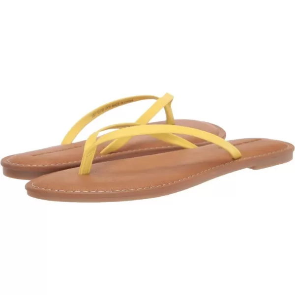 Amazon Essentials Womens Thong SandalBright Yellow