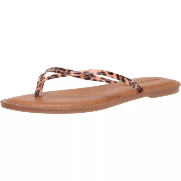 Amazon Essentials Womens Thong SandalRose Leopard