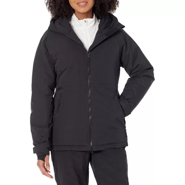 Amazon Essentials Womens WaterResistant LongSleeve Insulated Snow Jacket with HoodBlack