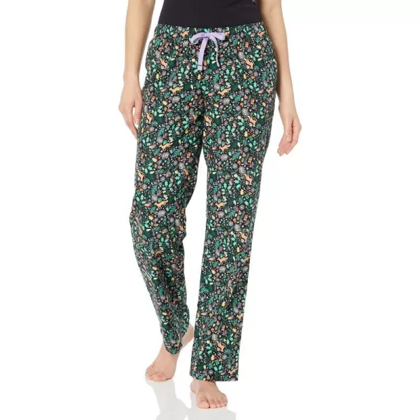 Amazon Essentials womens Flannel Sleep Pant Available in Plus SizeBlack Folkloric