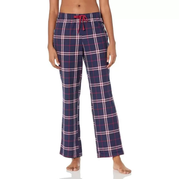 Amazon Essentials womens Flannel Sleep Pant Available in Plus SizeNavyPink Plaid