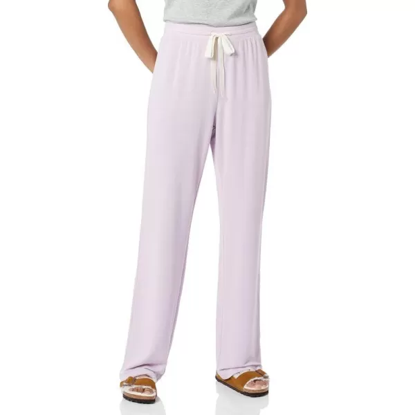 Amazon Essentials womens Lightweight Lounge Terry Pajama PantLavender