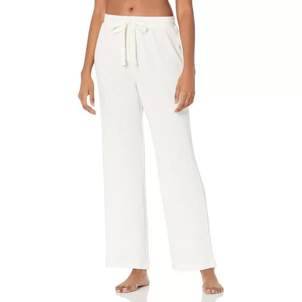 Amazon Essentials womens Lightweight Lounge Terry Pajama PantWhite Space Dye