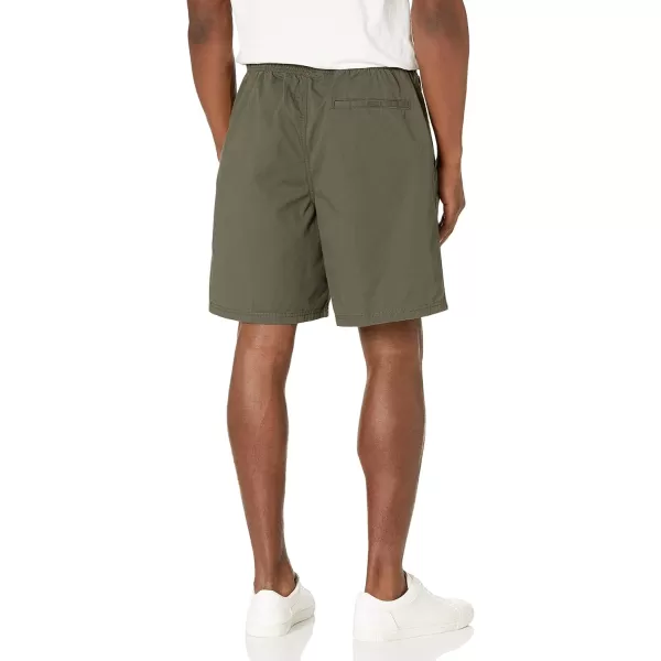 Amazon Essentials Mens 8quot Inseam RelaxedFit Drawstring Walk Short Available in Plus SizeOlive