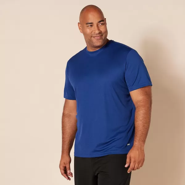 Amazon Essentials Mens Active Performance Tech TShirt Available in Big ampamp Tall Pack of 2BurgundyNavy