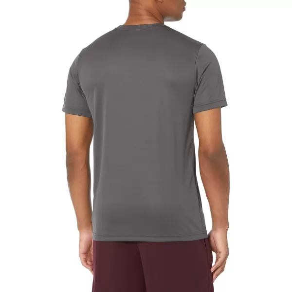 Amazon Essentials Mens Active Performance Tech TShirt Available in Big ampamp Tall Pack of 2Dark GreyBlack