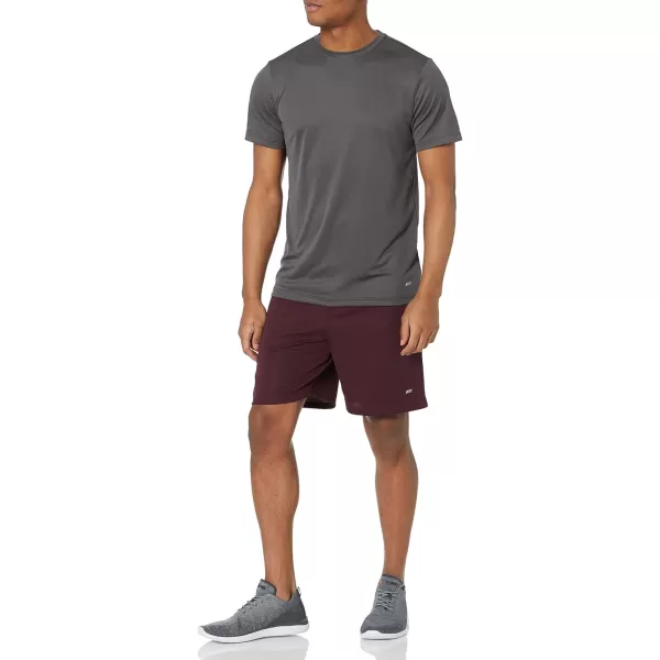 Amazon Essentials Mens Active Performance Tech TShirt Available in Big ampamp Tall Pack of 2Dark GreyBlack