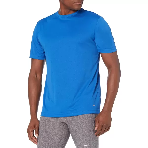 Amazon Essentials Mens Active Performance Tech TShirt Available in Big ampamp Tall Pack of 2NavyRoyal Blue