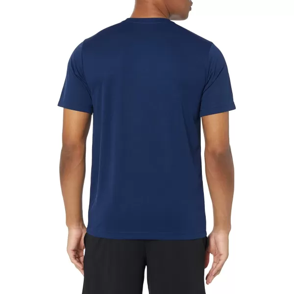 Amazon Essentials Mens Active Performance Tech TShirt Available in Big ampamp Tall Pack of 2OrangeNavy